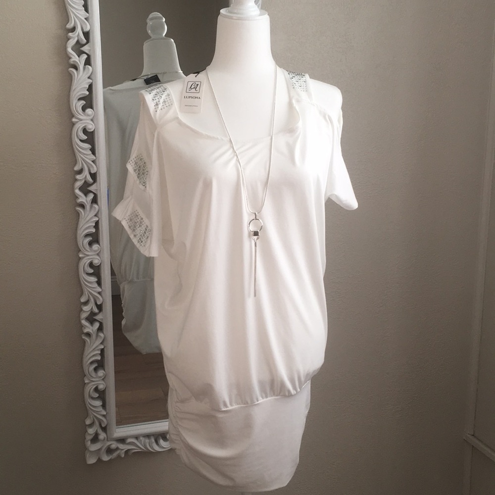 Lupsona white top NWT